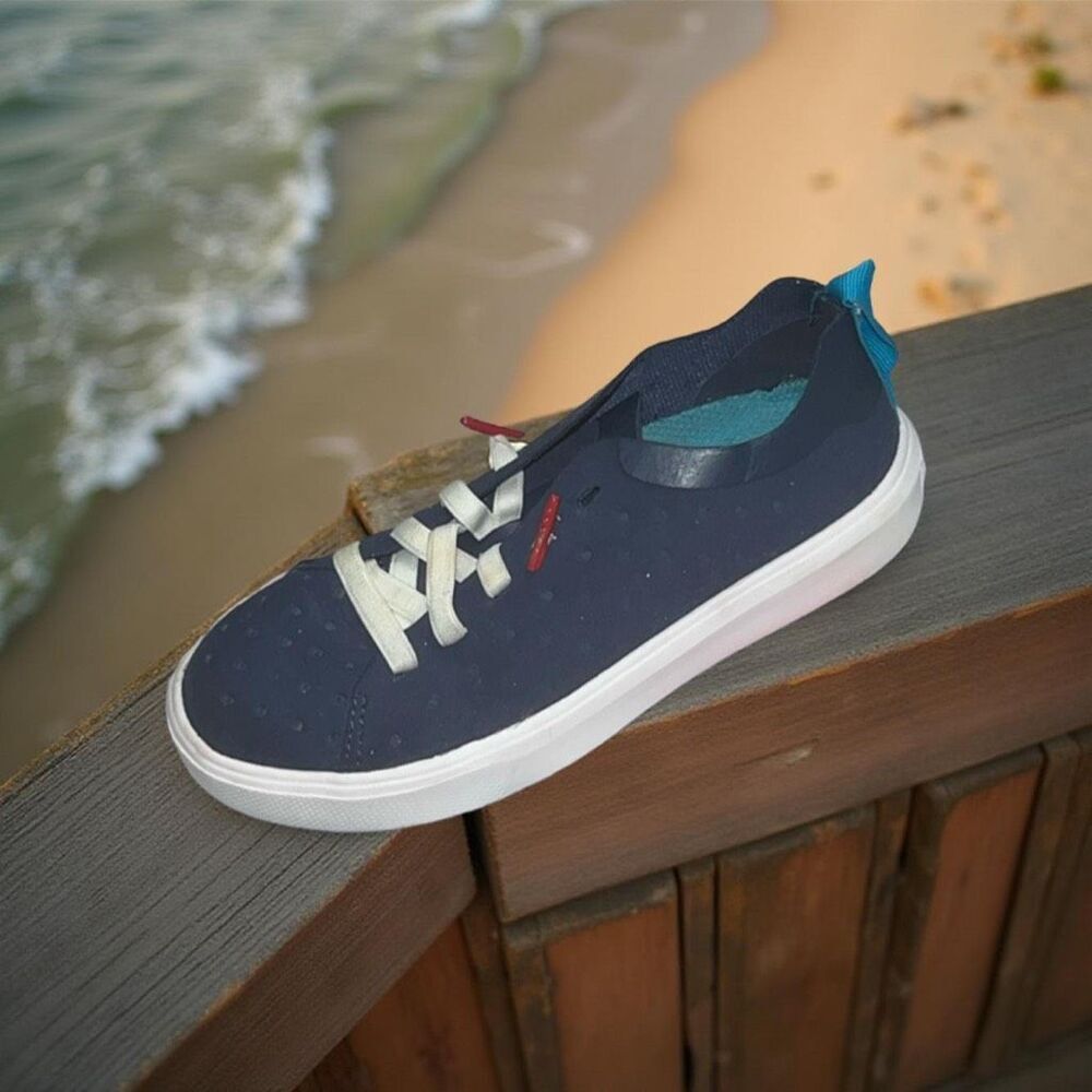 Toddler Infant Native Monaco Navy Sneakers Size C 12